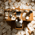 business bottleneck owner overwhelmed with work