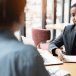 consultant discussing out of scope requests with a client